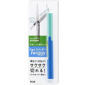 PLUS 攜帶式筆型剪刀－藍