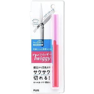 PLUS 攜帶式筆型剪刀－粉紅