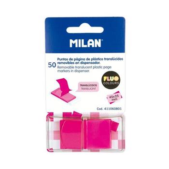 MILAN 抽取式標籤貼(螢光粉)-45*25mm-50張