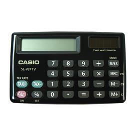 CASIO橫式口袋型計算機－黑色（8位數）