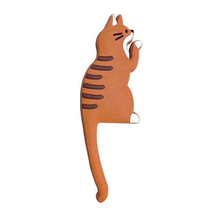 簡單生活-貓貓磁鐵掛鉤(橘貓)