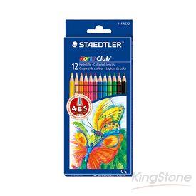 【STAEDTLER 施德樓】快樂學園油性色鉛筆-12色