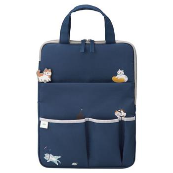 LIHIT 靛藍色貓貓手提包