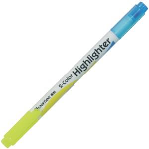 優點732TW雙色螢光筆（黃/藍）
