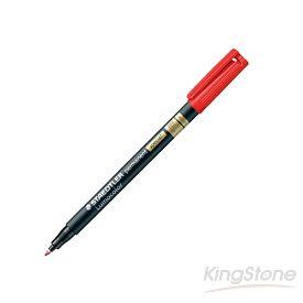 【STAEDTLER 施德樓】奈米工業專用油性筆-0.6mm(紅色)