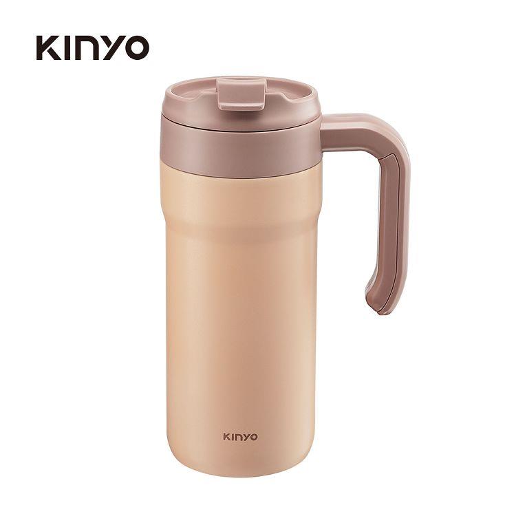 【KINYO】KIM-4040 不鏽鋼把手隨行保溫杯
