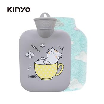 【KINYO】冷暖兩用水袋－貓咪 WB9019GYC