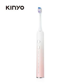 【KINYO】ETB-820PI漸層音波電動牙刷(粉)