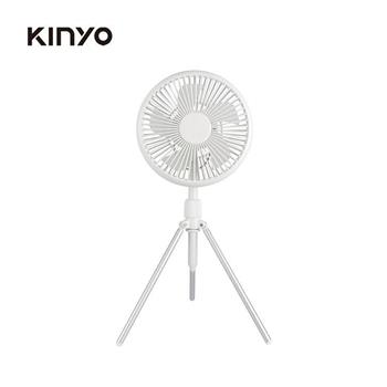 KINYO-  UF-7051W 腳架式充電風扇 白