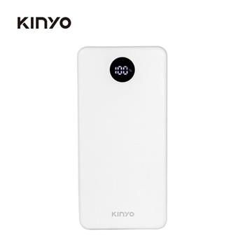 【KINYO】18000系列PD+QC快充3USB行動電源(白色)KPB-3273W