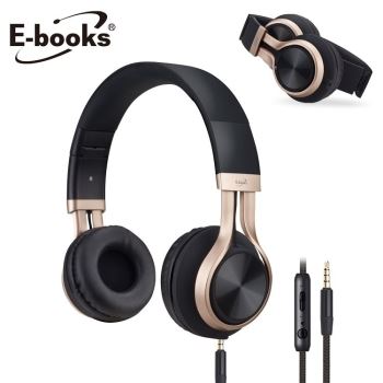 E－books S83 高質感頭戴式摺疊耳機
