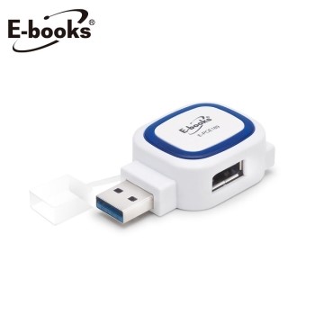 E－books T36 雙孔USB 3.0集線器＋多合一讀卡機