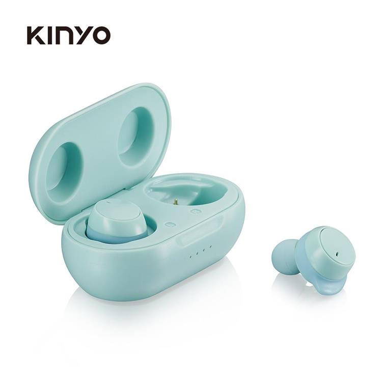 【KINYO】小巧無線藍牙耳機 藍 BTE3887BU