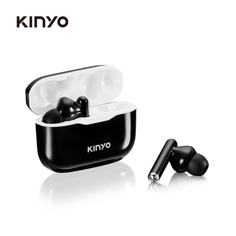 【KINYO】簡約無線藍牙耳機 黑 BTE3897B