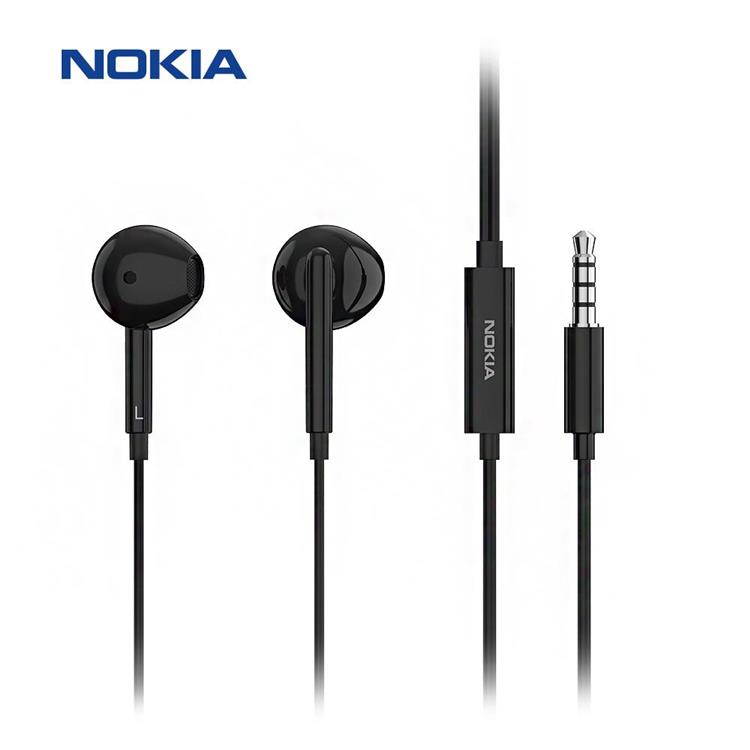 NOKIA 耳塞式耳機E2101A(黑) - 黑