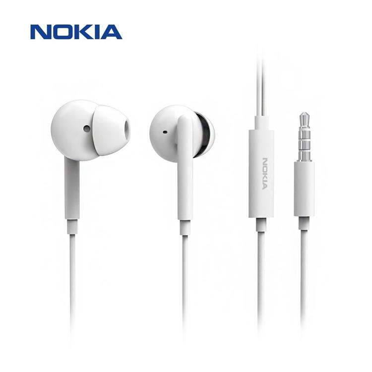 NOKIA 耳道式耳機E2102A(白) - 白