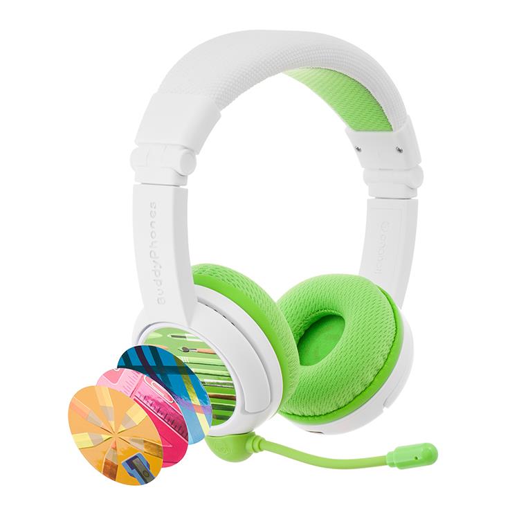 BuddyPhones School+藍芽校園Plus系列兒童耳機(綠) - 綠