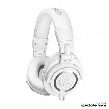 鐵三角 ATH-M50X 監聽式耳罩耳機 白