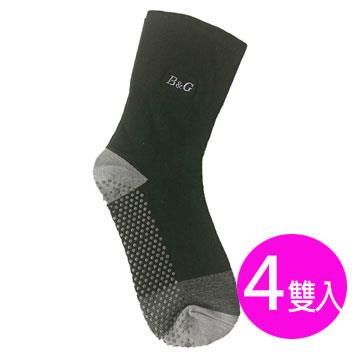 【京美】能量健康按摩襪（寬口黑）4雙入（F）