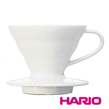 HARIO V60白色01磁石濾杯1~2杯  VDC－01W