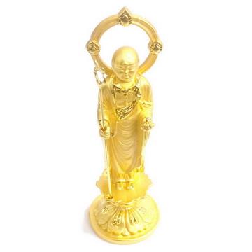 地藏王菩薩 10.1公分 小佛像/法像－金色