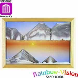 【Rainbow－Vision】水砂畫~螢幕~日落（XL） - XL