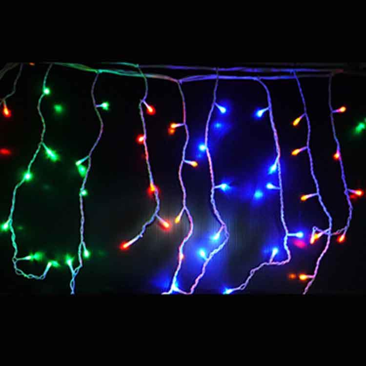聖誕燈裝飾燈LED燈100燈冰條燈（四彩光）（附控制器跳機）