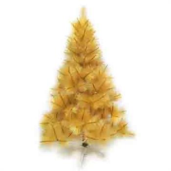 台灣製5尺/5呎(150cm)特級金色松針葉聖誕樹裸樹 (不含飾品)(不含燈)
