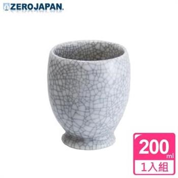 【ZERO JAPAN】冰裂之星杯（白瓷）200cc