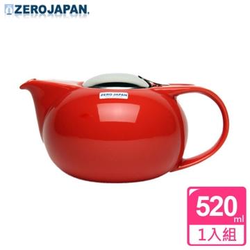 【ZERO JAPAN】嘟嘟陶瓷壺（蕃茄紅） 520cc