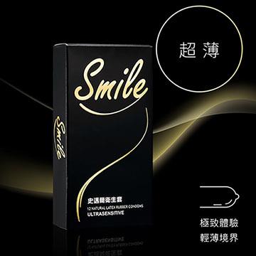 SMILE史邁爾 衛生套保險套 超薄（12入） - 超薄