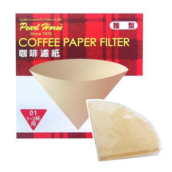 【寶馬牌】椎型咖啡濾紙－1~2杯用 （40枚入×6盒）