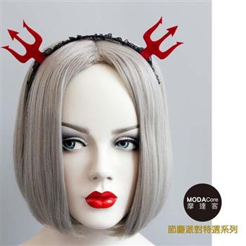 【摩達客】萬聖節派對頭飾－紅黑小惡魔爪創意造型髮箍