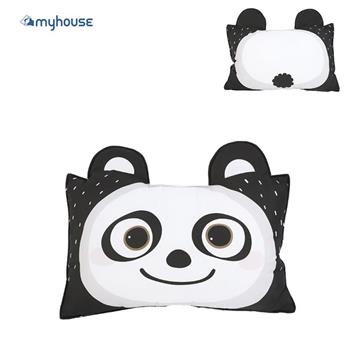 【虎兒寶】myhouse 韓國防蟎抗敏可愛動物夥伴雙面枕頭套 － 熊貓