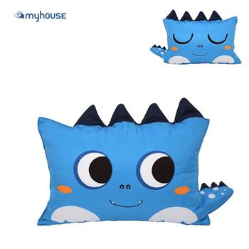 【虎兒寶】myhouse 韓國防蟎抗敏可愛動物夥伴雙面枕頭套 － 恐龍
