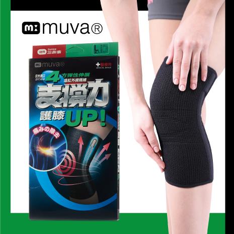 muva 遠紅外線專業支撐護膝（1入） - XL