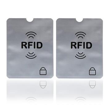 RFID防消磁防盜錄信用卡鋁箔卡套（2入）