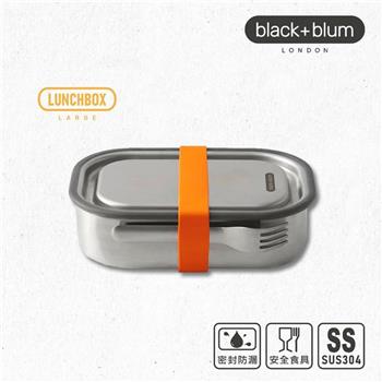 英國BLACK＋BLUM不鏽鋼滿分便當盒（1000ml/熱情橘/附餐具）
