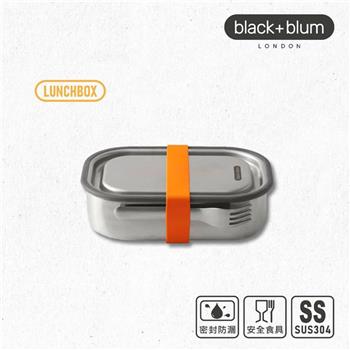 英國BLACK＋BLUM不鏽鋼滿分便當盒（600ml/熱情橘/附餐具）