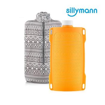 【韓國sillymann】100%鉑金矽膠保溫水瓶（黃）－700ml