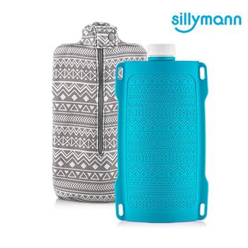【韓國sillymann】100%鉑金矽膠保溫水瓶（藍）－700ml
