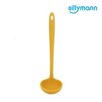 【韓國sillymann】 100%鉑金矽膠精品一體成型湯勺（黃）