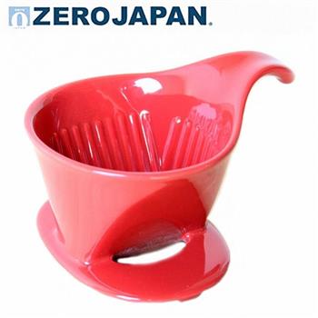 【ZERO JAPAN】典藏陶瓷咖啡漏斗（番茄紅）（小）