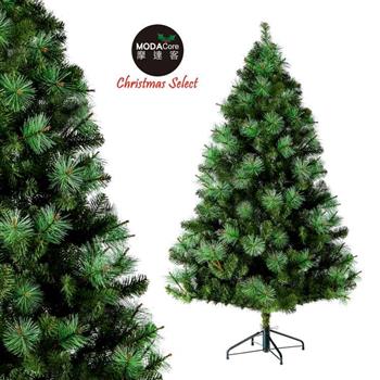 摩達客耶誕-6尺/6呎(180cm)台灣製PVC＋松針深淺綠擬真混合葉聖誕樹-裸樹(不含飾品不含燈)
