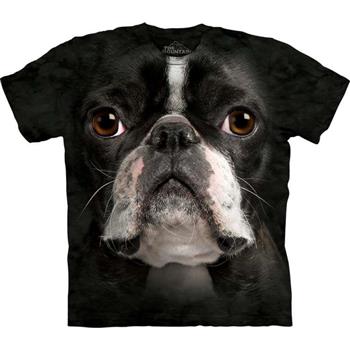 【摩達客】Classic自然純棉系列  波士頓梗犬臉T恤