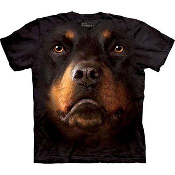 【摩達客】自然純棉系列 挪威納犬臉 黑色T恤
