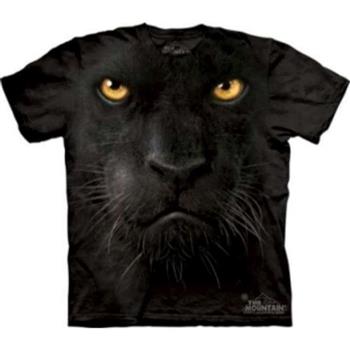 【摩達客】自然純棉系列 黑豹臉 黑色設計T恤