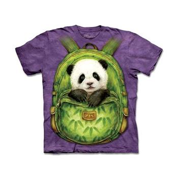 【摩達客】自然純棉系列 背包熊貓 T恤