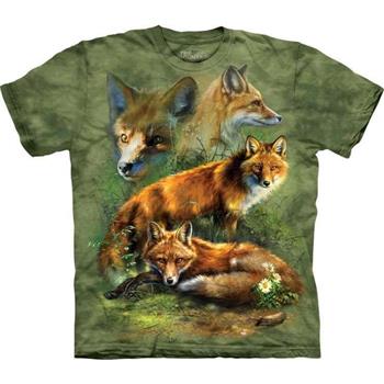 【摩達客】Classic自然純棉系列 紅狐群 T恤