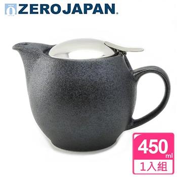 【ZERO JAPAN】典藏陶瓷不鏽鋼蓋壺（水晶銀）450cc